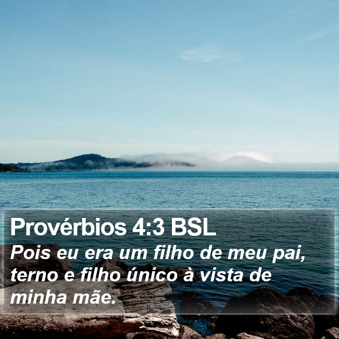 Provérbios 4:3 BSL Bible Study