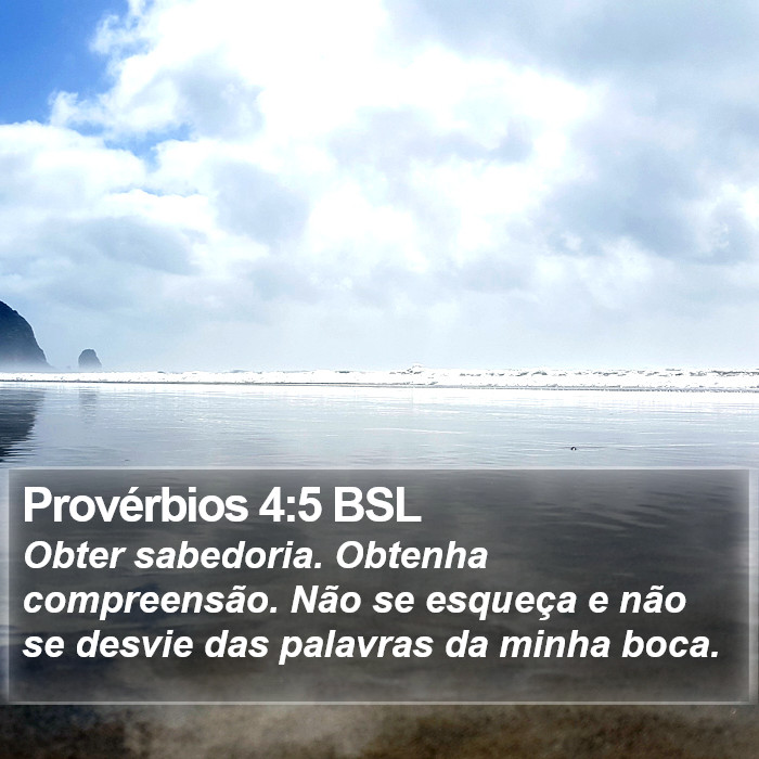 Provérbios 4:5 BSL Bible Study