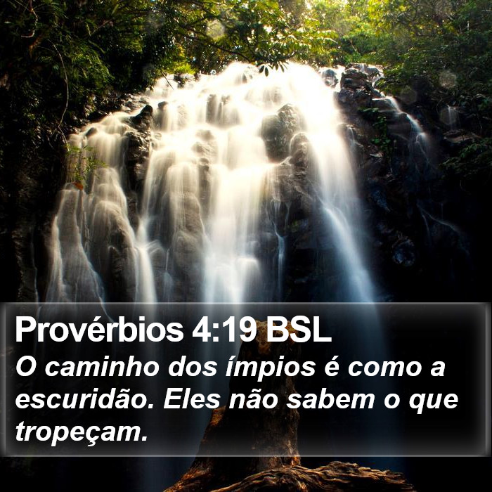 Provérbios 4:19 BSL Bible Study