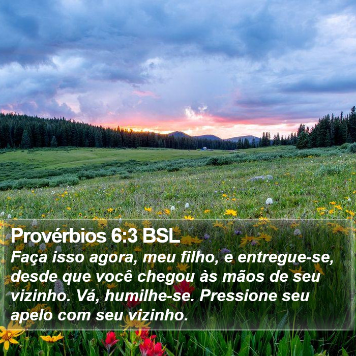 Provérbios 6:3 BSL Bible Study