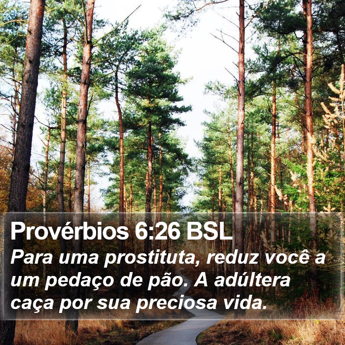 Provérbios 6:26 BSL Bible Study