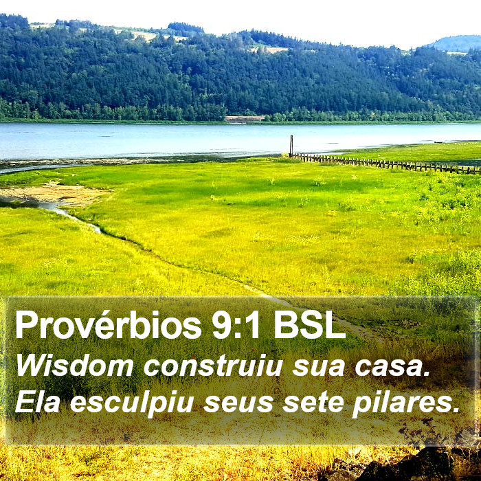 Provérbios 9:1 BSL Bible Study