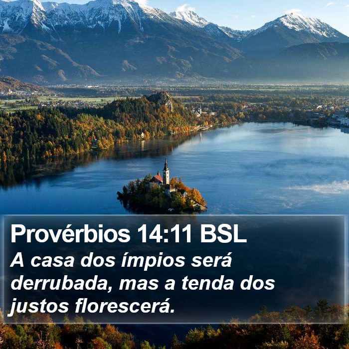 Provérbios 14:11 BSL Bible Study