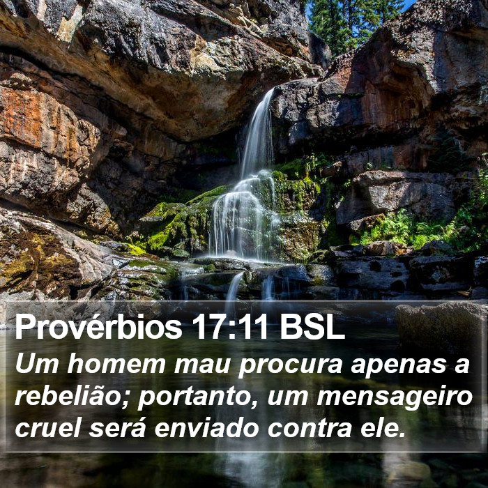 Provérbios 17:11 BSL Bible Study