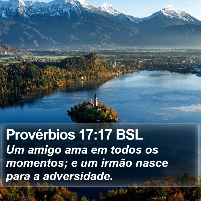 Provérbios 17:17 BSL Bible Study