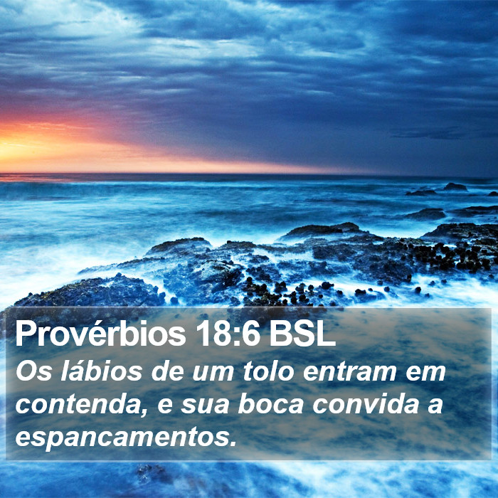 Provérbios 18:6 BSL Bible Study