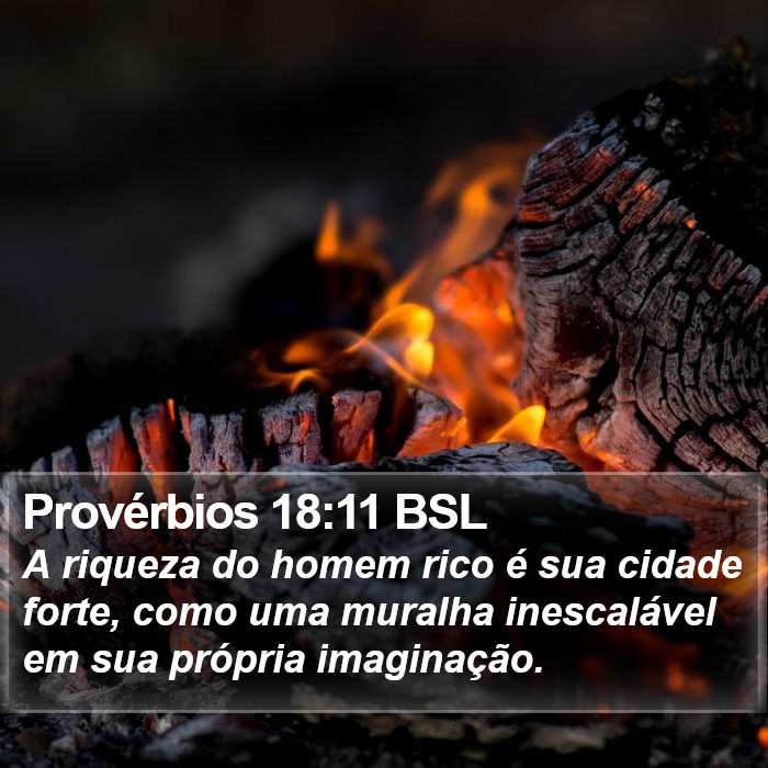 Provérbios 18:11 BSL Bible Study