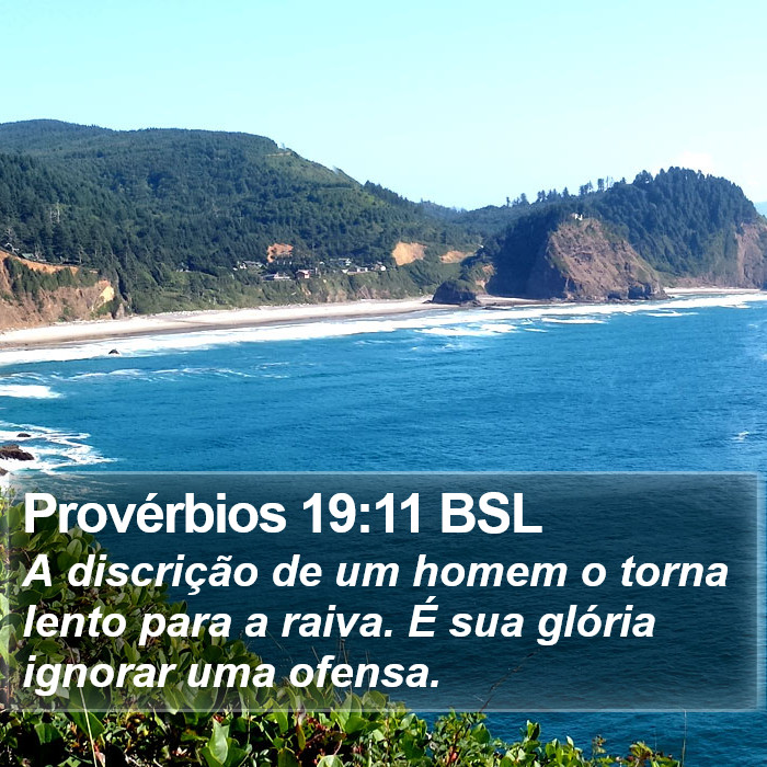 Provérbios 19:11 BSL Bible Study
