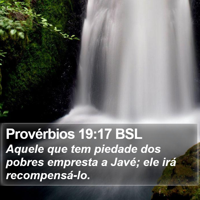 Provérbios 19:17 BSL Bible Study