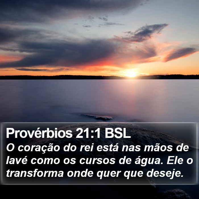 Provérbios 21:1 BSL Bible Study