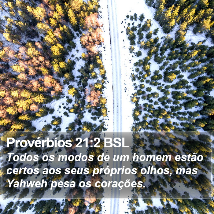 Provérbios 21:2 BSL Bible Study