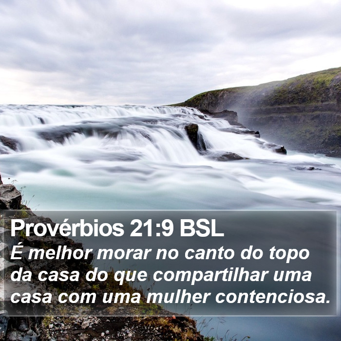 Provérbios 21:9 BSL Bible Study