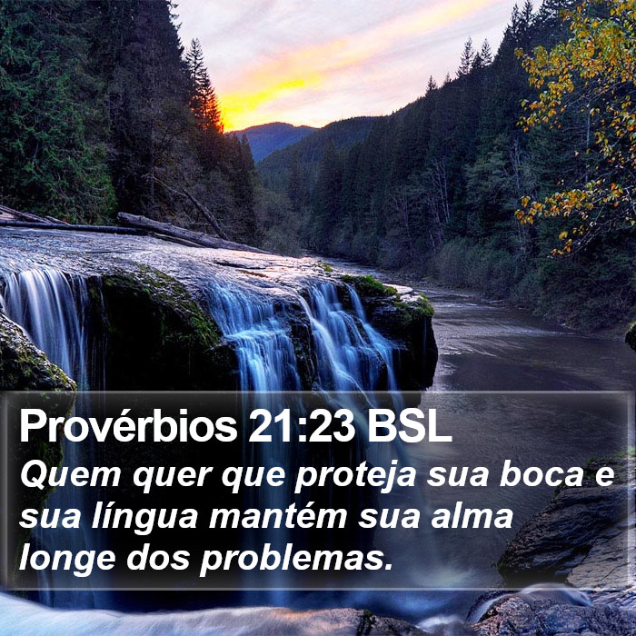 Provérbios 21:23 BSL Bible Study