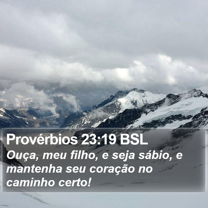 Provérbios 23:19 BSL Bible Study