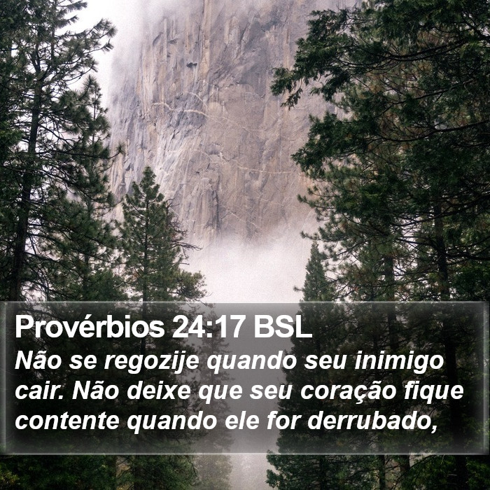 Provérbios 24:17 BSL Bible Study