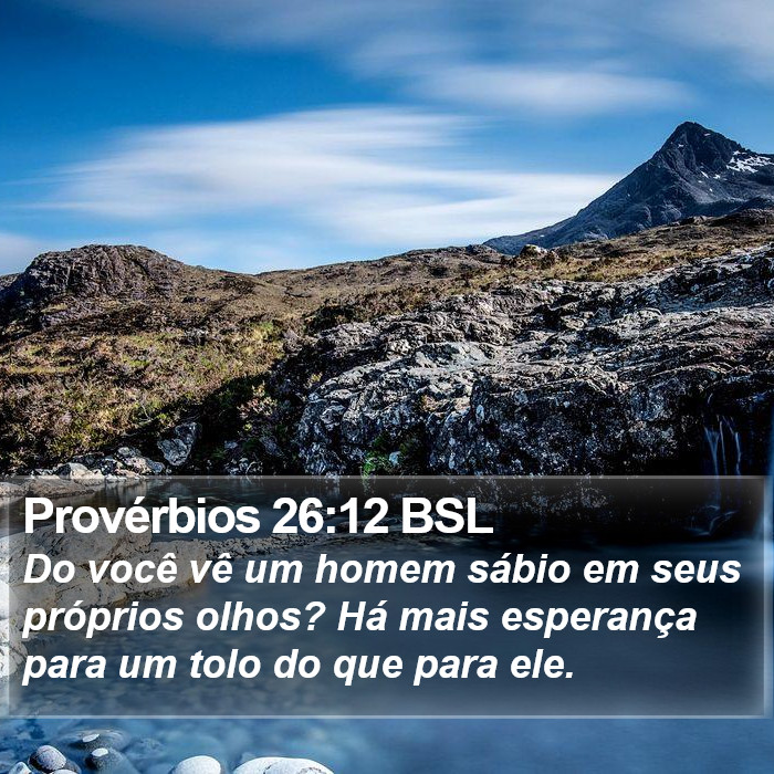 Provérbios 26:12 BSL Bible Study