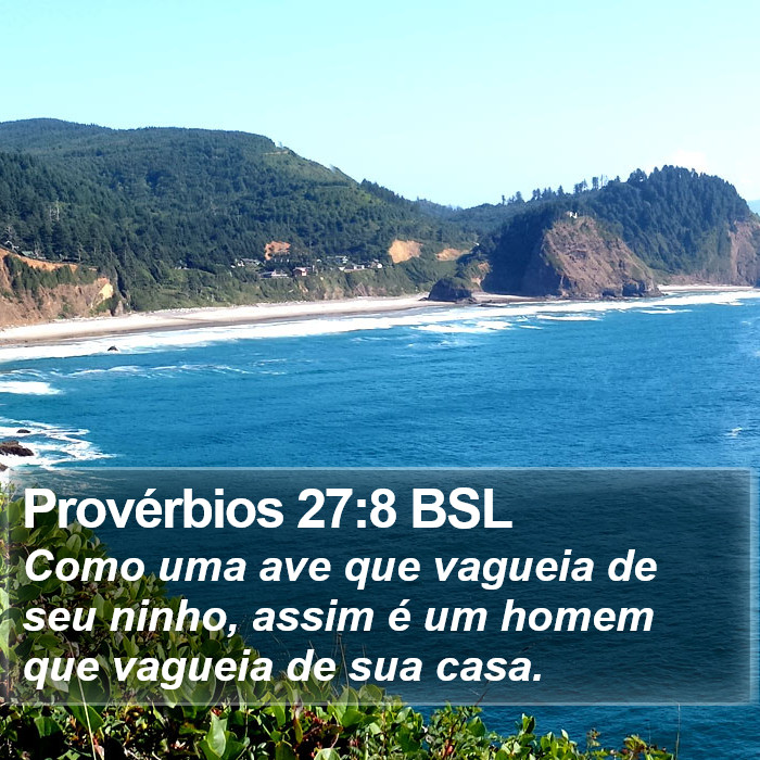 Provérbios 27:8 BSL Bible Study