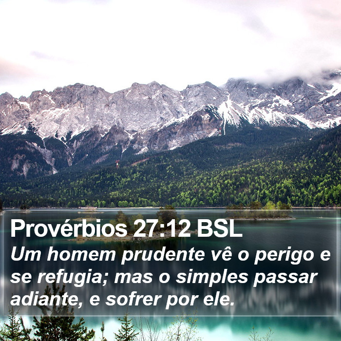 Provérbios 27:12 BSL Bible Study
