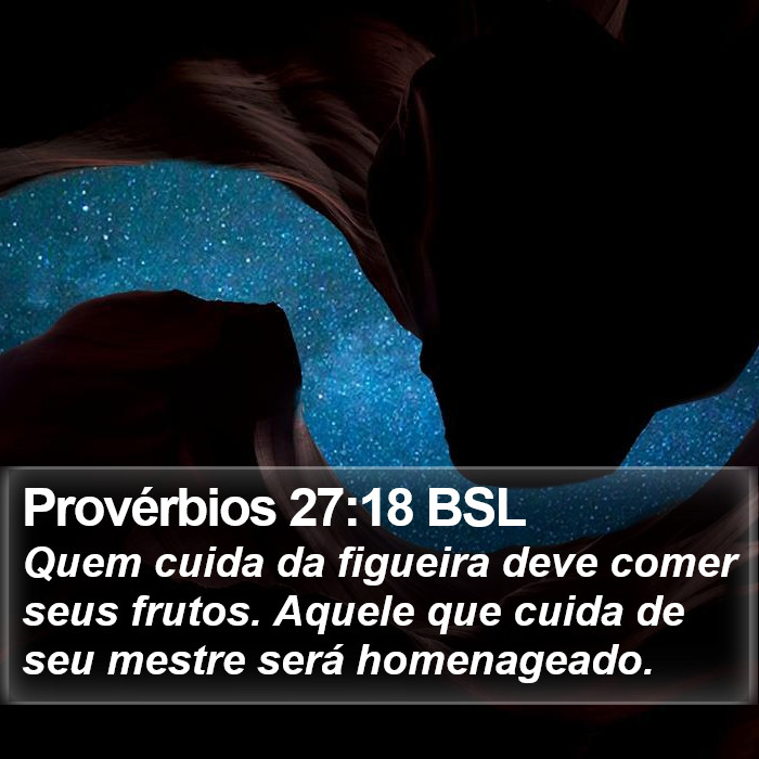 Provérbios 27:18 BSL Bible Study