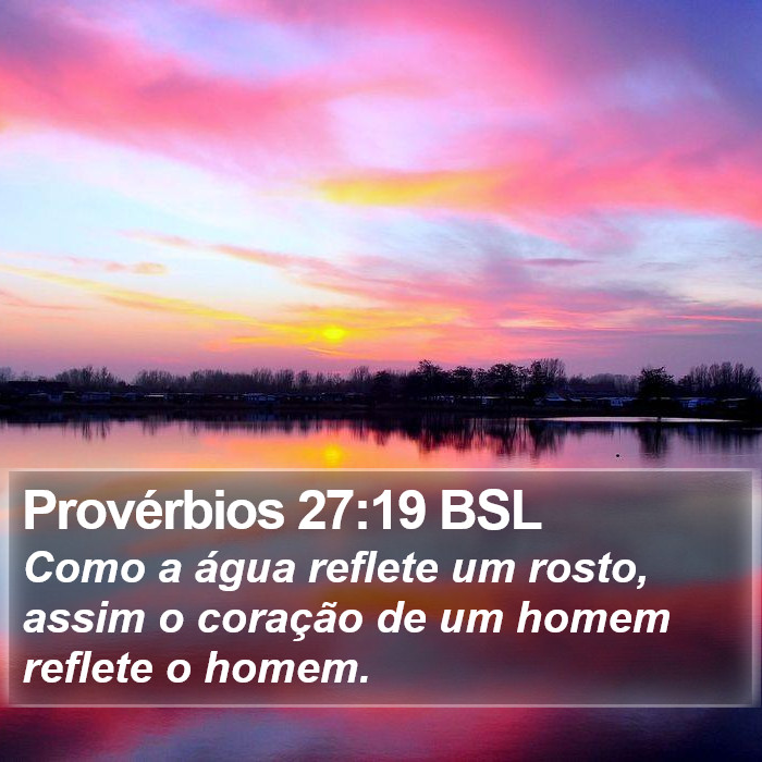 Provérbios 27:19 BSL Bible Study