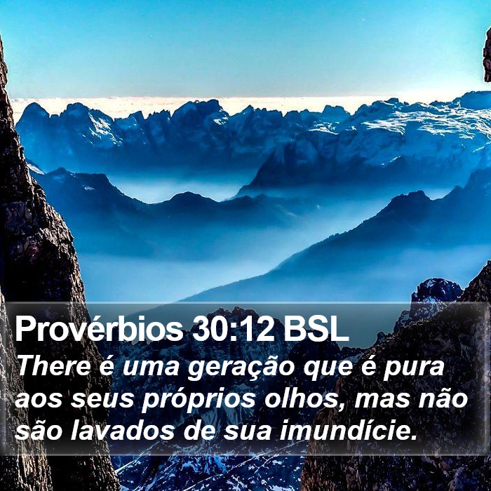 Provérbios 30:12 BSL Bible Study
