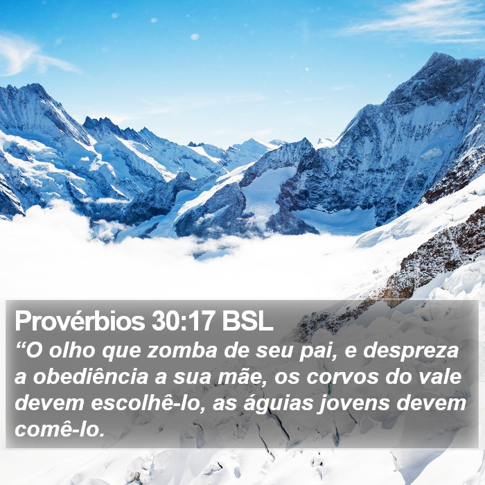 Provérbios 30:17 BSL Bible Study