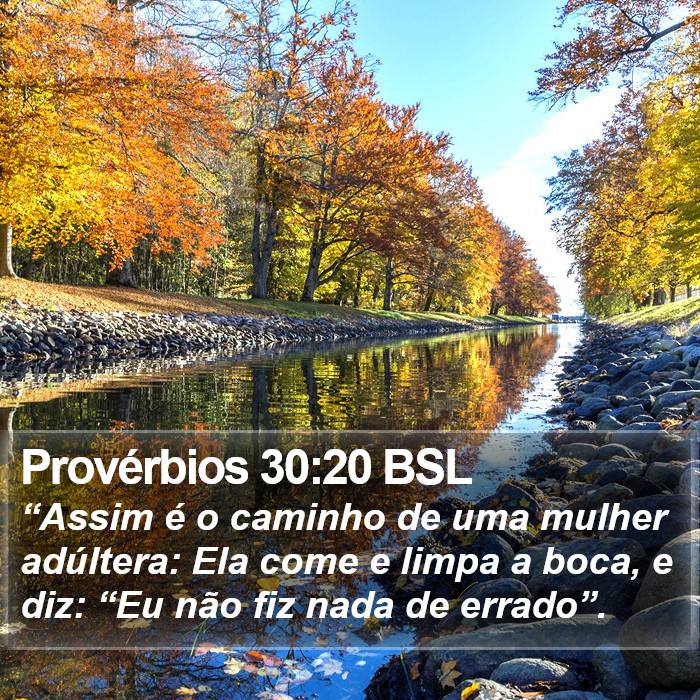 Provérbios 30:20 BSL Bible Study