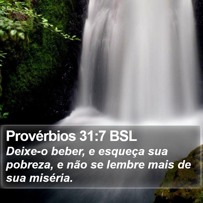 Provérbios 31:7 BSL Bible Study