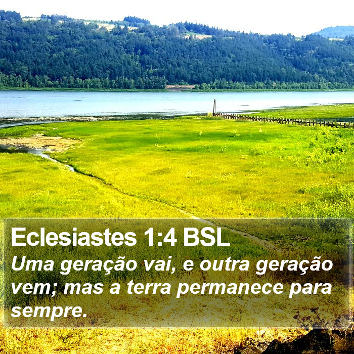 Eclesiastes 1:4 BSL Bible Study