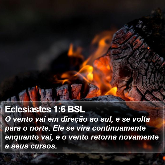 Eclesiastes 1:6 BSL Bible Study