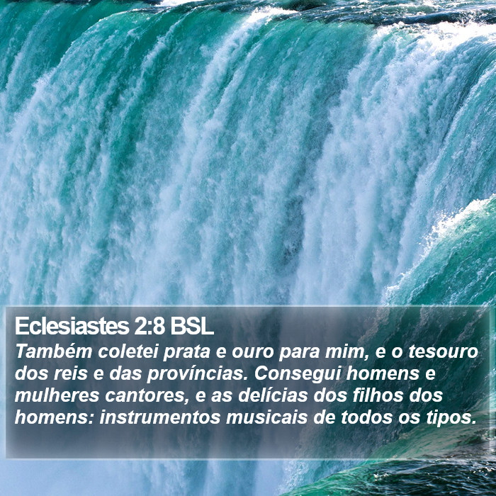 Eclesiastes 2:8 BSL Bible Study