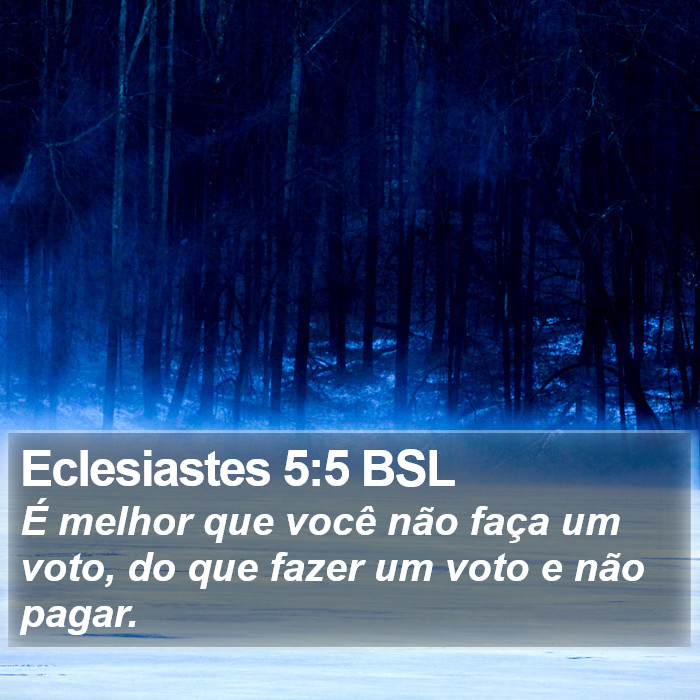 Eclesiastes 5:5 BSL Bible Study