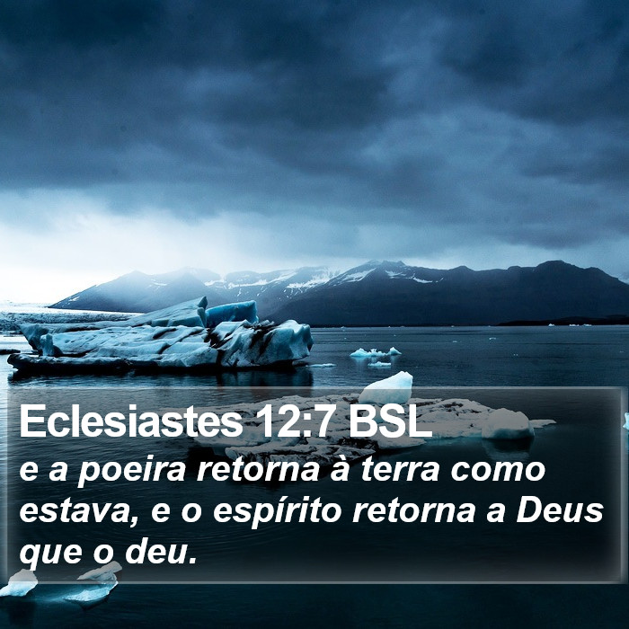 Eclesiastes 12:7 BSL Bible Study