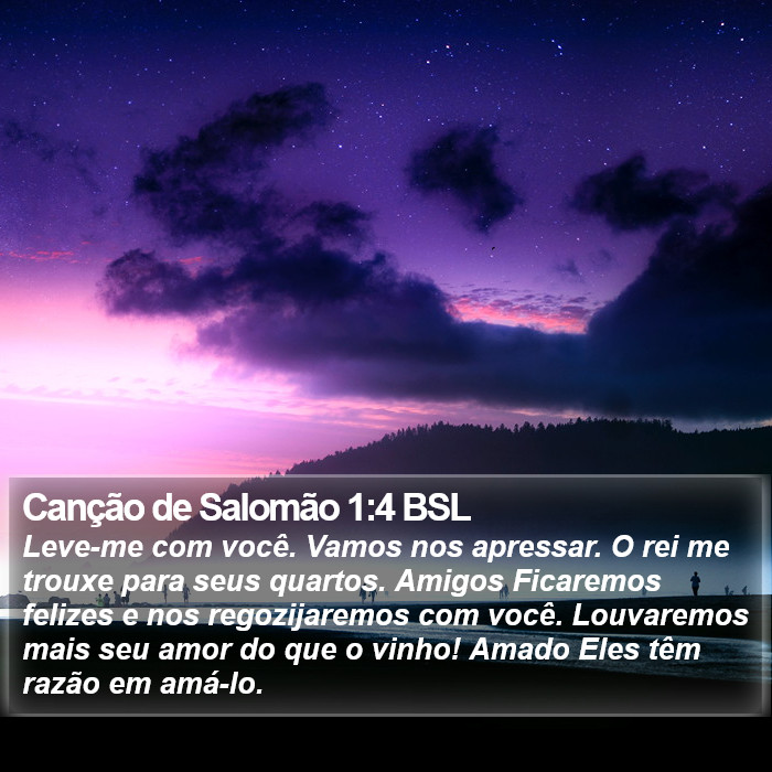 Canção de Salomão 1:4 BSL Bible Study