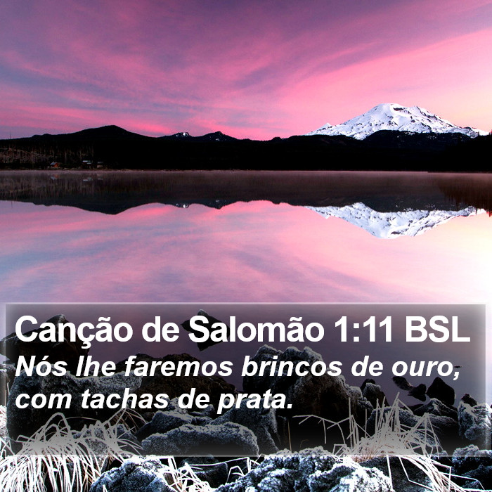 Canção de Salomão 1:11 BSL Bible Study