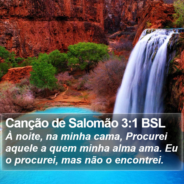 Canção de Salomão 3:1 BSL Bible Study