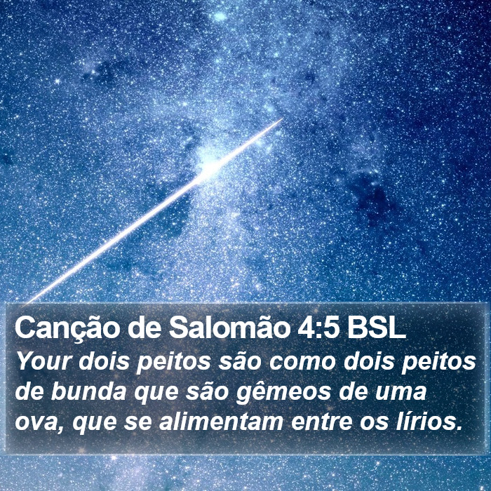 Canção de Salomão 4:5 BSL Bible Study