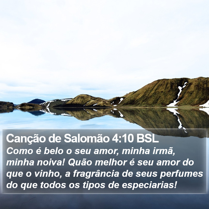 Canção de Salomão 4:10 BSL Bible Study
