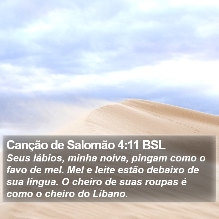 Canção de Salomão 4:11 BSL Bible Study