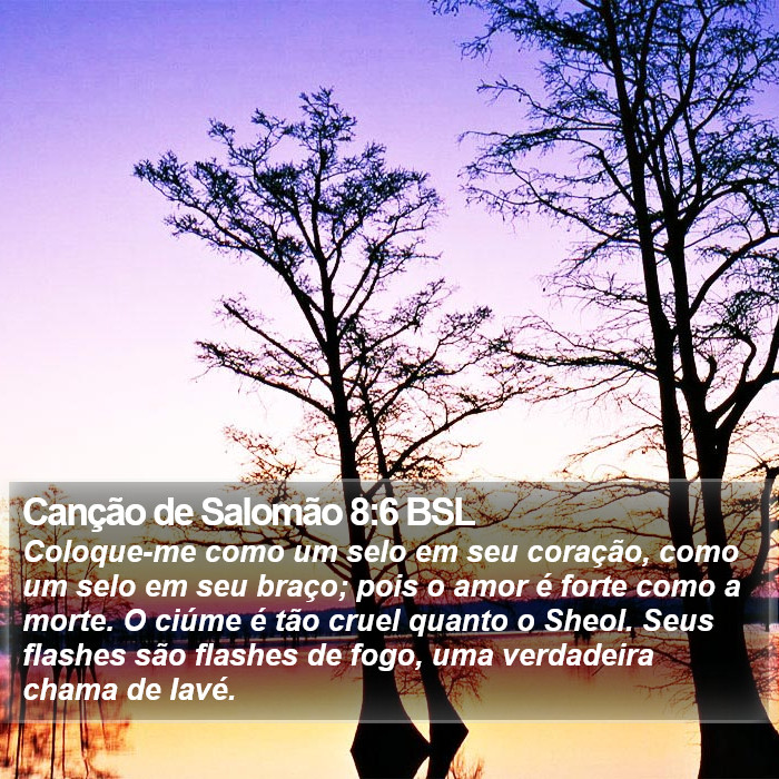 Canção de Salomão 8:6 BSL Bible Study