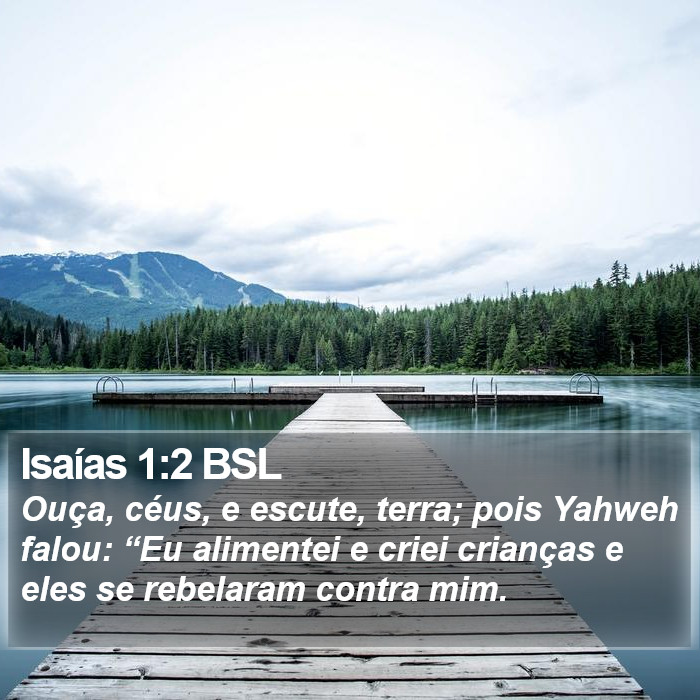 Isaías 1:2 BSL Bible Study