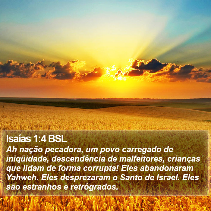 Isaías 1:4 BSL Bible Study