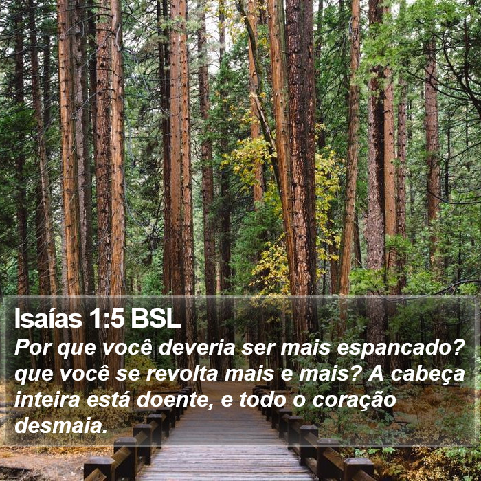 Isaías 1:5 BSL Bible Study