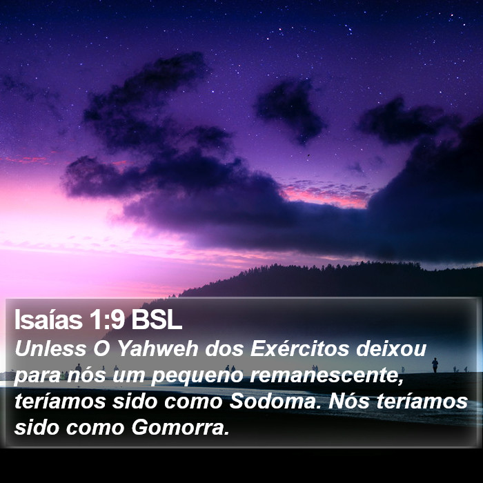 Isaías 1:9 BSL Bible Study