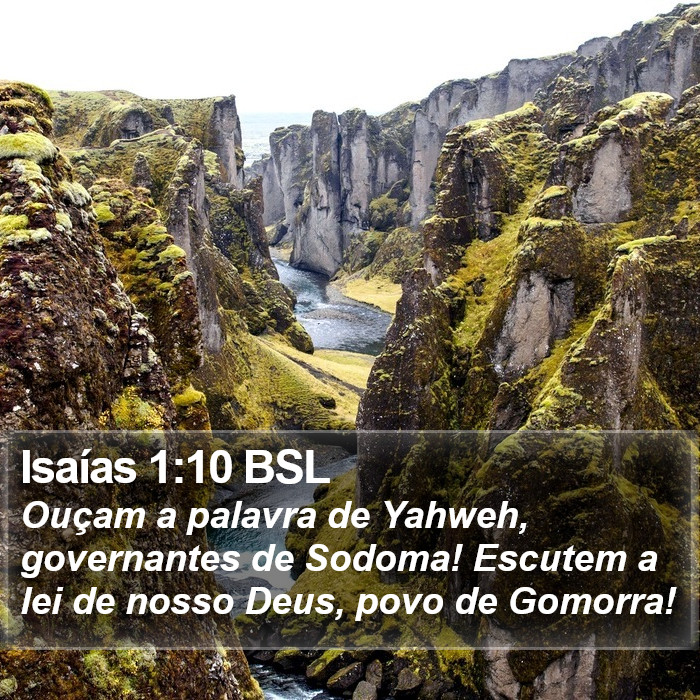 Isaías 1:10 BSL Bible Study