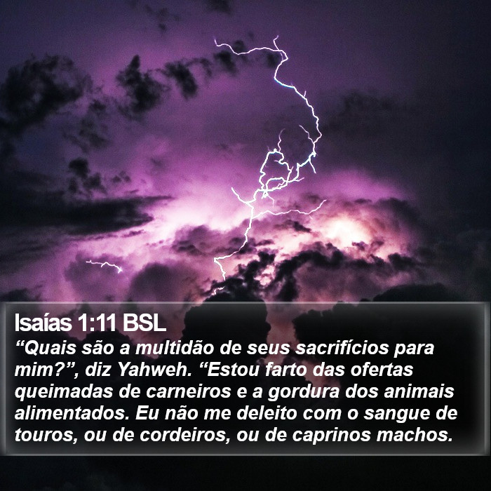 Isaías 1:11 BSL Bible Study