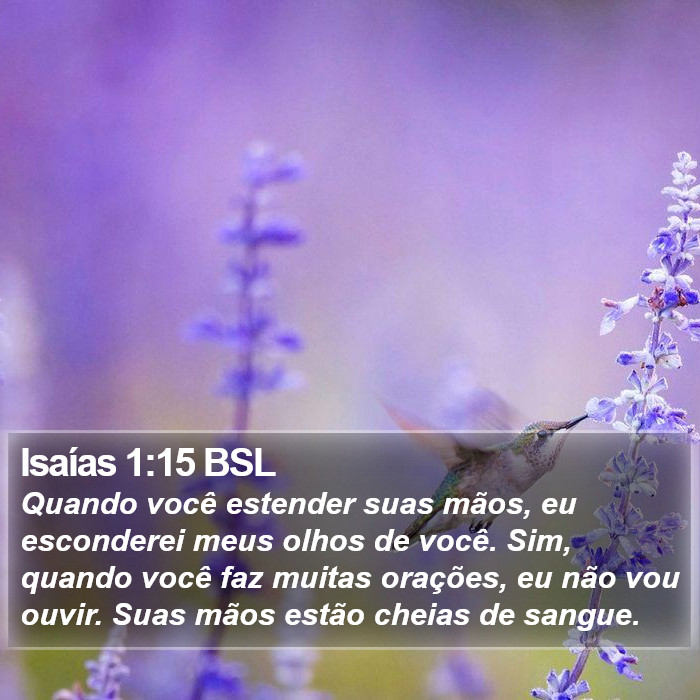 Isaías 1:15 BSL Bible Study