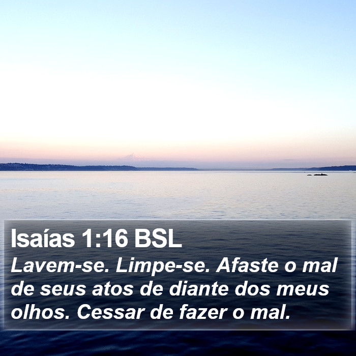 Isaías 1:16 BSL Bible Study