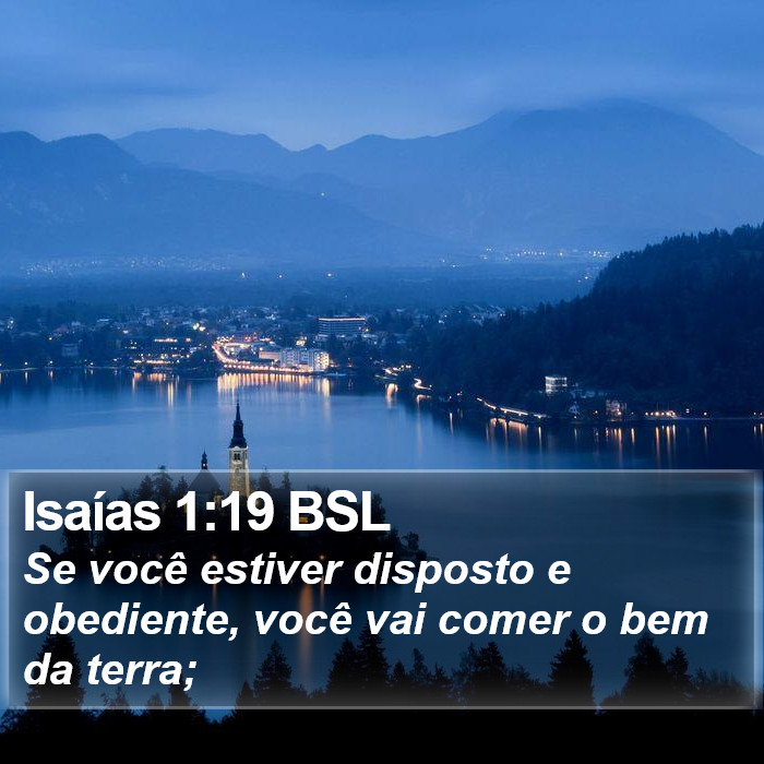 Isaías 1:19 BSL Bible Study