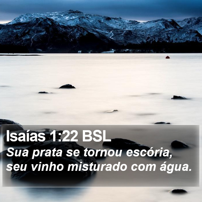 Isaías 1:22 BSL Bible Study